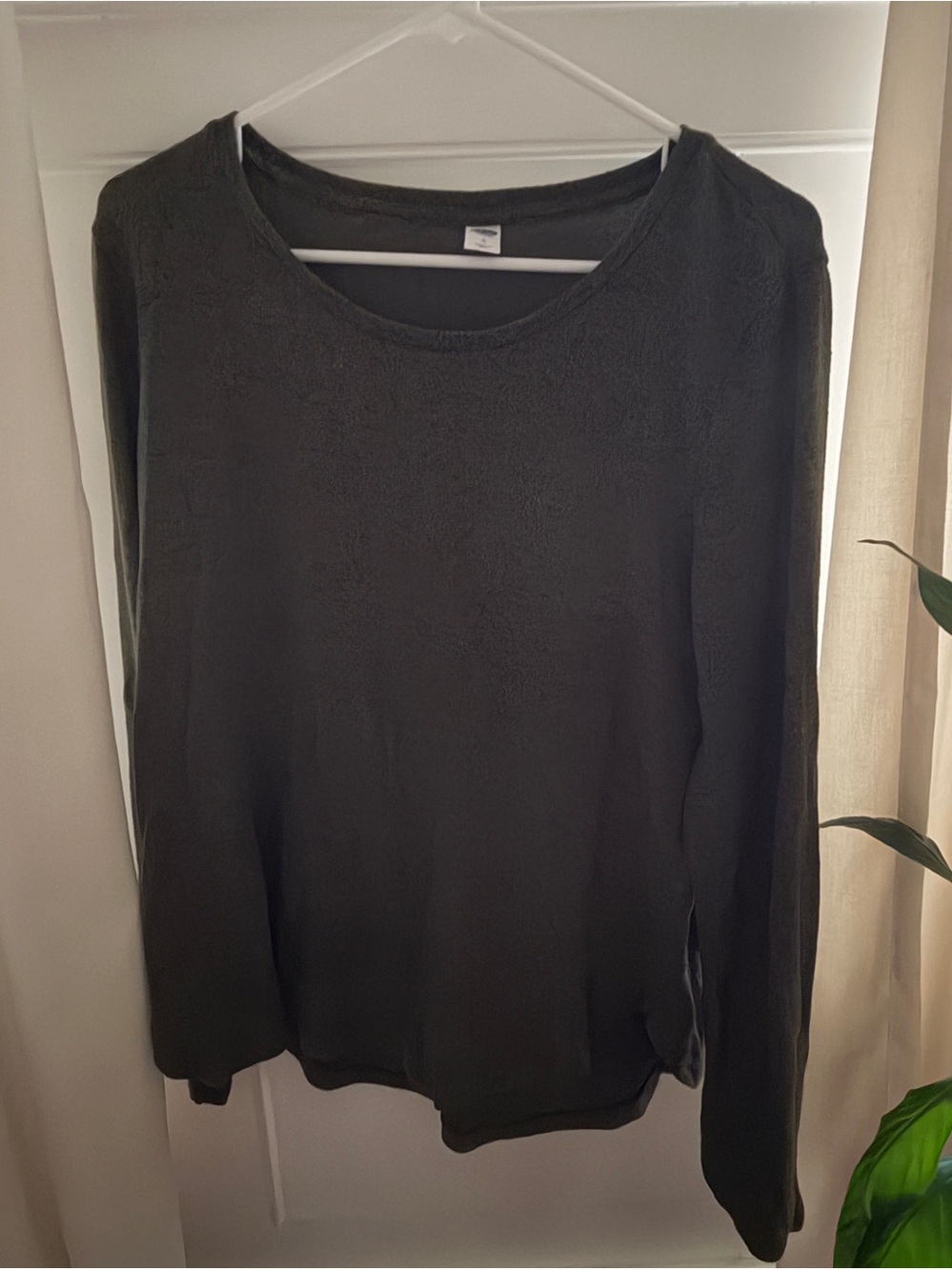 Old Navy Long Sleeve Green Shirt Size L